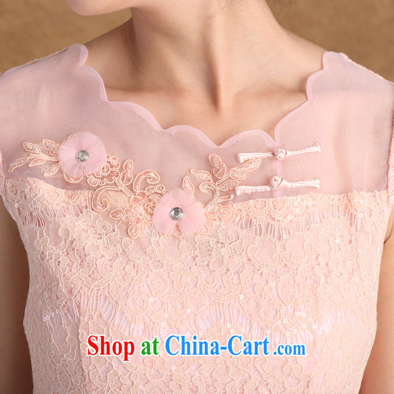 The cross-sectoral back Elizabeth chord new spring and summer stylish lace daily improved cheongsam dress beauty daily China wind female 3181 Y B L, Jennifer Windsor, shopping on the Internet