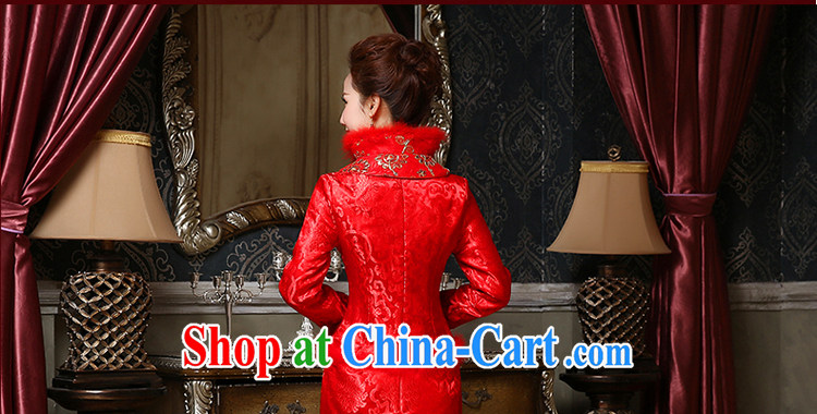 Honey, bride winter bridal dresses wedding toast serving long-sleeved short, large, red, wedding dresses cotton improved dress red XXXL pictures, price, brand platters! Elections are good character, the national distribution, so why buy now enjoy more preferential! Health