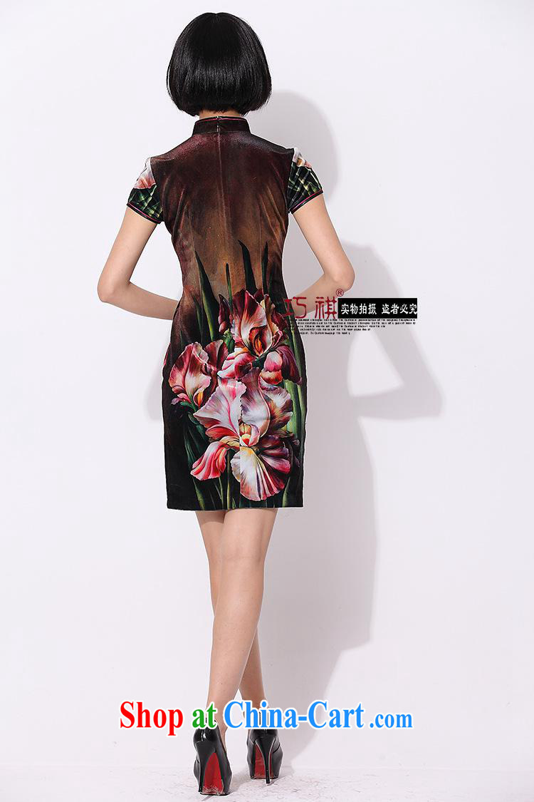 As regards genuine 2014 registration takes the wool short cheongsam dress elegant and stylish improved wool dresses 8010 photo color XXXL pictures, price, brand platters! Elections are good character, the national distribution, so why buy now enjoy more preferential! Health
