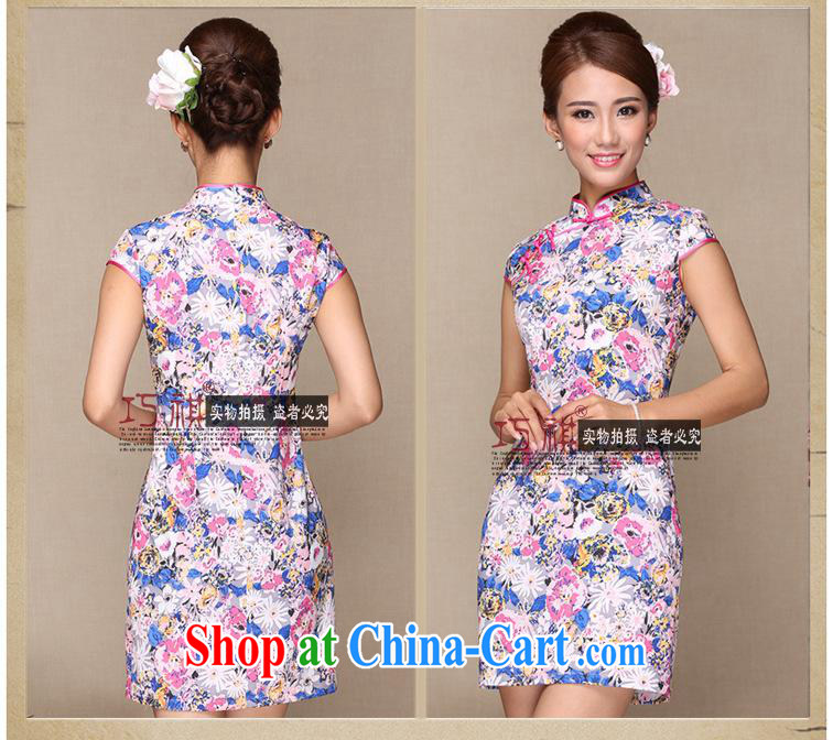 2014 new summer new female dresses retro beauty improved stylish, everyday dresses skirts dresses picture color XL pictures, price, brand platters! Elections are good character, the national distribution, so why buy now enjoy more preferential! Health