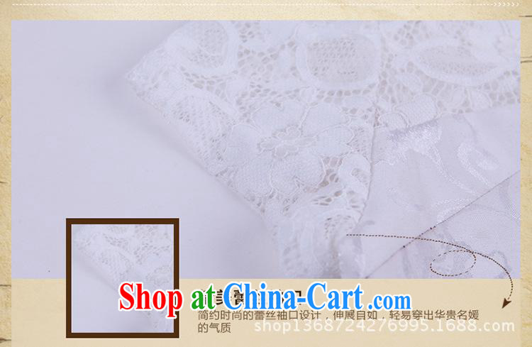 As regards cycle will soon be smoke-free Chinese qipao dress lace quilted elegant qipao skirts summer new, cotton robe wholesale white XL pictures, price, brand platters! Elections are good character, the national distribution, so why buy now enjoy more preferential! Health