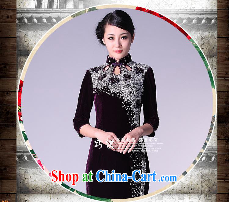 2014 new, purely manual staple-ju long, plush robes and stylish retro elegant fine ladies dresses wholesale Uhlans on short-sleeved XXXXL pictures, price, brand platters! Elections are good character, the national distribution, so why buy now enjoy more preferential! Health