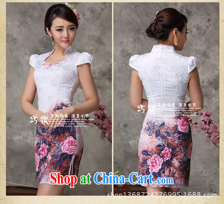Long-term supply improved cheongsam stylish modern improved cheongsam dress a generation, improved cheongsam wholesale red XXL pictures, price, brand platters! Elections are good character, the national distribution, so why buy now enjoy more preferential! Health