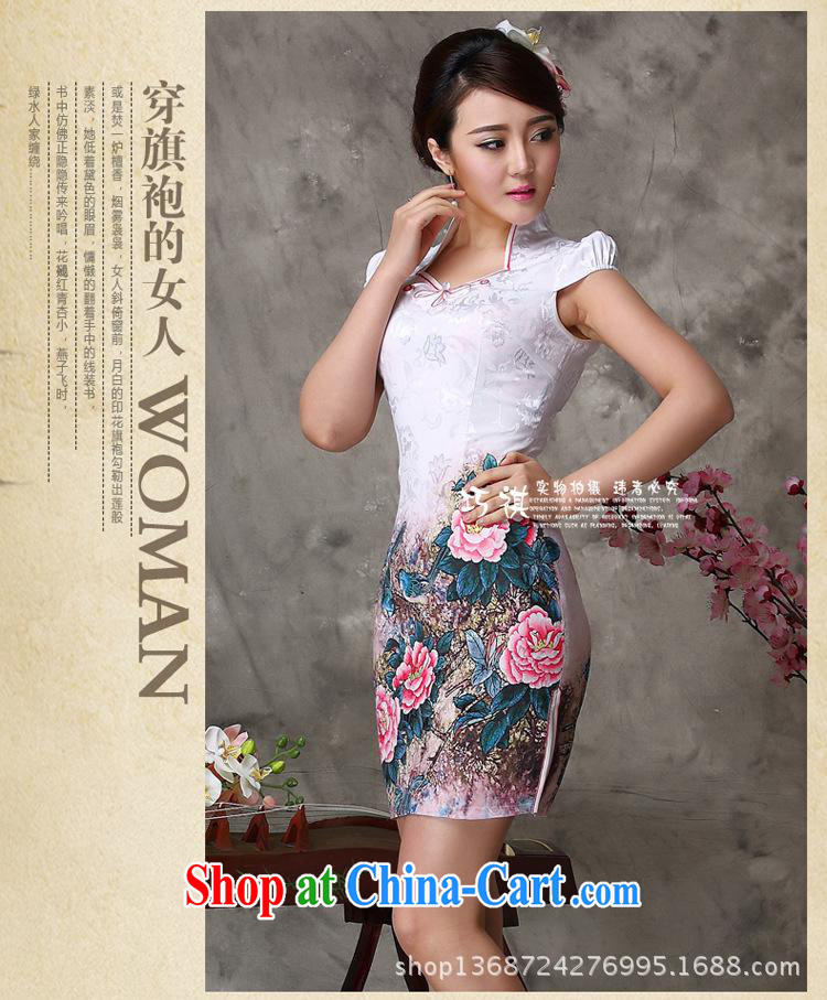Long-term supply improved cheongsam stylish modern improved cheongsam dress a generation, improved cheongsam wholesale green XXL pictures, price, brand platters! Elections are good character, the national distribution, so why buy now enjoy more preferential! Health