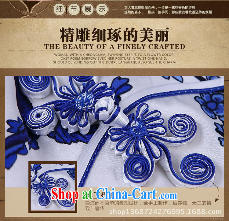 As regards 2014 New Silk Cheongsam dress 8033 silk antique porcelain was cheongsam dress daily Silk Dresses picture color XXL pictures, price, brand platters! Elections are good character, the national distribution, so why buy now enjoy more preferential! Health