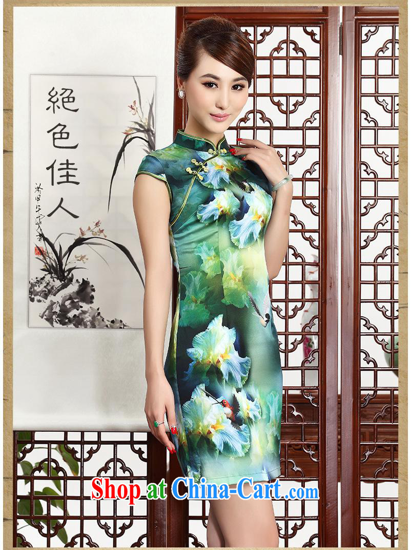 As regards 2014 autumn Silk Dresses dresses retro silk dress 8042 silk stylish retro dresses picture suit XXL pictures, price, brand platters! Elections are good character, the national distribution, so why buy now enjoy more preferential! Health