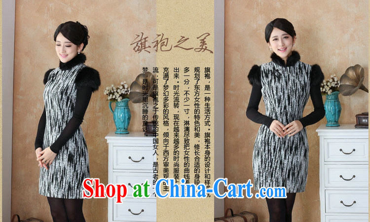 spend the winter cheongsam Chinese thick new dresses for Gross National wind Tang Women's clothes knitting knitting Chinese Dress - 4 3 XL pictures, price, brand platters! Elections are good character, the national distribution, so why buy now enjoy more preferential! Health