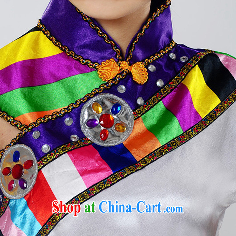 I should be grateful if you would arrange for her dream 2014 new show clothing Snow White Lotus Tibetan dance stage costumes ethnic costumes HXYM 0031 white XXL March 5, shipping, and I would be grateful if you could Hong Kong Arts dreams, and shopping on