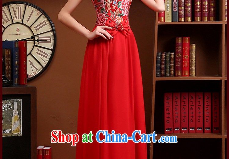 Sophie HIV than toasting Service Bridal wedding dresses stylish long dresses 2015 new summer short-sleeved red T-su Wo service wedding cheongsam dress female Red XXL pictures, price, brand platters! Elections are good character, the national distribution, so why buy now enjoy more preferential! Health