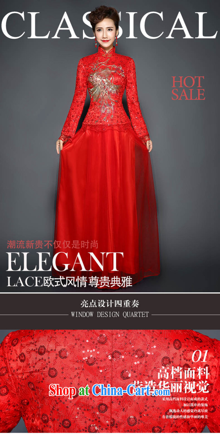 Winter, cheongsam dress girls 2015 new bride toast clothing red long dress retro wedding dresses dresses winter and cotton thick new discount package mail Red. size 7 Day Shipping pictures, price, brand platters! Elections are good character, the national distribution, so why buy now enjoy more preferential! Health