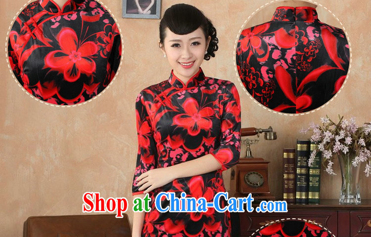 Spend the autumn and the cheongsam dress with short, for improvement and fault tolerance, the true wool dresses spring dresses dresses show red 2 XL pictures, price, brand platters! Elections are good character, the national distribution, so why buy now enjoy more preferential! Health