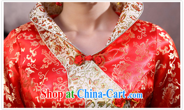 A good service is 2015 new winter with Chinese woman bride dresses red wedding dress toast serving the leader code and gross, winter 4 XL pictures, price, brand platters! Elections are good character, the national distribution, so why buy now enjoy more preferential! Health