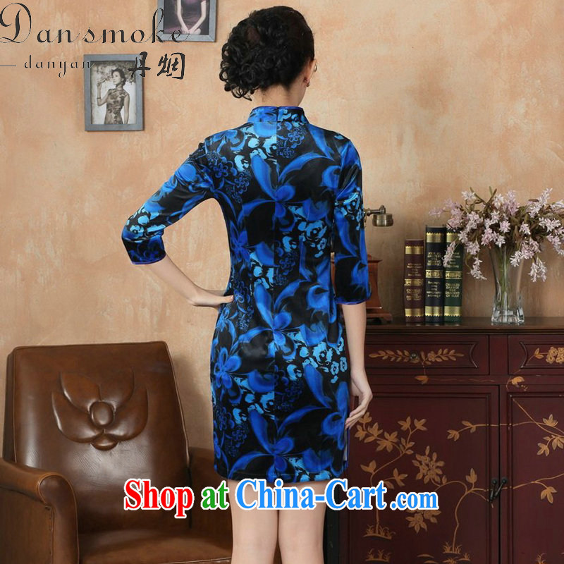 Bin Laden smoke-free autumn and the cheongsam dress tang on the adoption and improved fault tolerance, your true wool dresses spring dresses show dress - A 2 XL, Bin Laden smoke, shopping on the Internet
