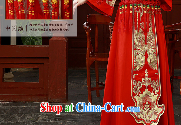 A good service is 2015 new wedding dress show reel Service Bridal married cheongsam dress uniform toast use phoenix Sau kimono red Sau Wo service 2 XL pictures, price, brand platters! Elections are good character, the national distribution, so why buy now enjoy more preferential! Health