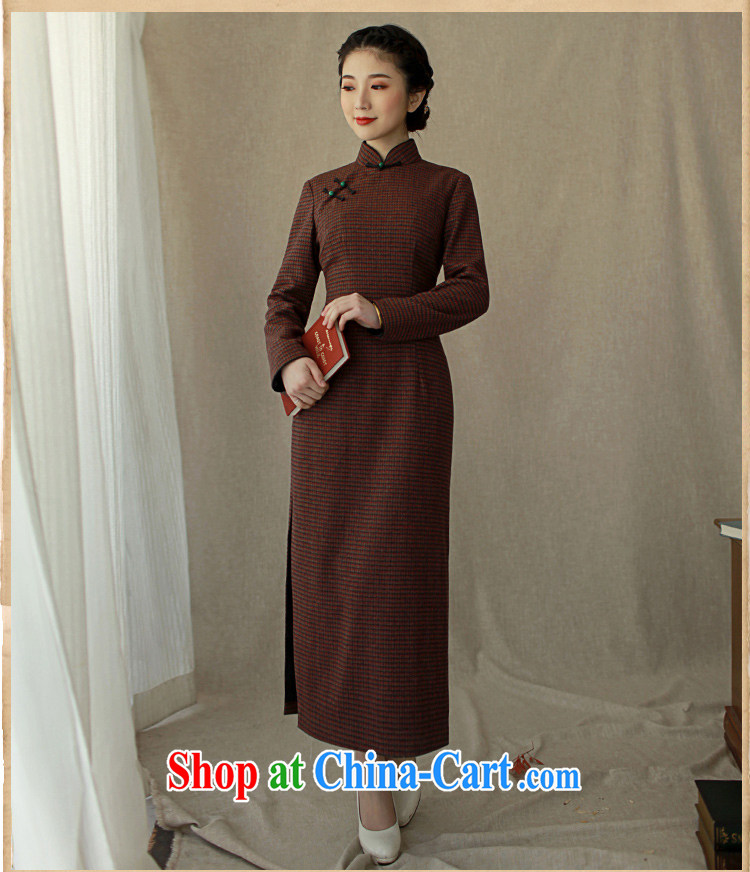The proverbial hero once and for all, and as soon as possible video fall and winter female wool dresses skirts 1000 birds, the hard-pressed long-sleeved long-long skirt deep red 2 XL pictures, price, brand platters! Elections are good character, the national distribution, so why buy now enjoy more preferential! Health