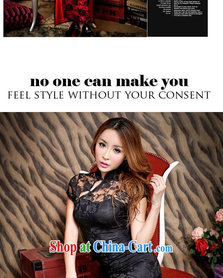 Mei Fire sense of improved cheongsam dress style retro lace Evening Dress Girls' High School on the truck wedding toast clothing store night girls tight package and autumn and winter 88 YD black L (105 - 120 ) jack pictures, price, brand platters! Elections are good character, the national distribution, so why buy now enjoy more preferential! Health