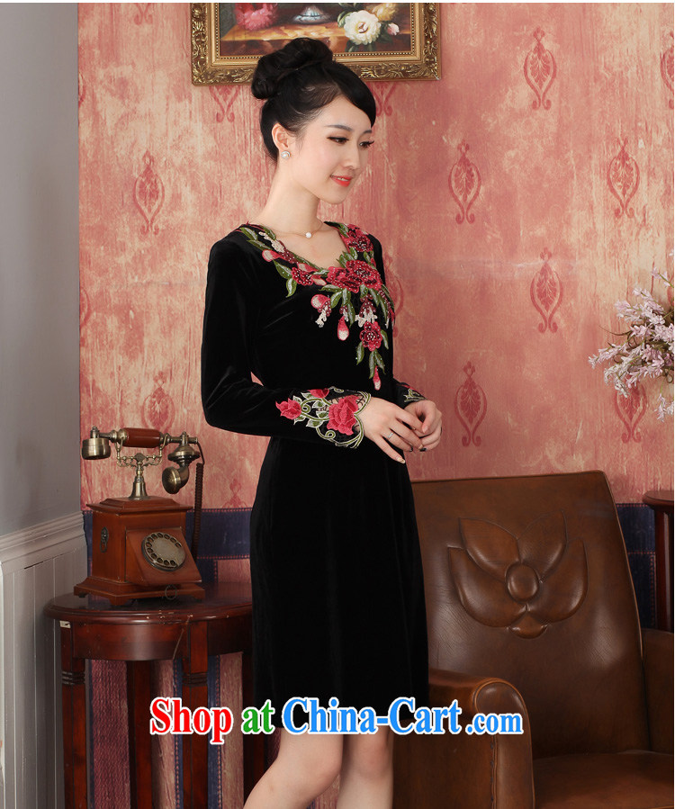 East noble counters are, spring 2015 the new wool long sleeved shirt cheongsam short, elegant and airy beauty dresses purple XXL pictures, price, brand platters! Elections are good character, the national distribution, so why buy now enjoy more preferential! Health