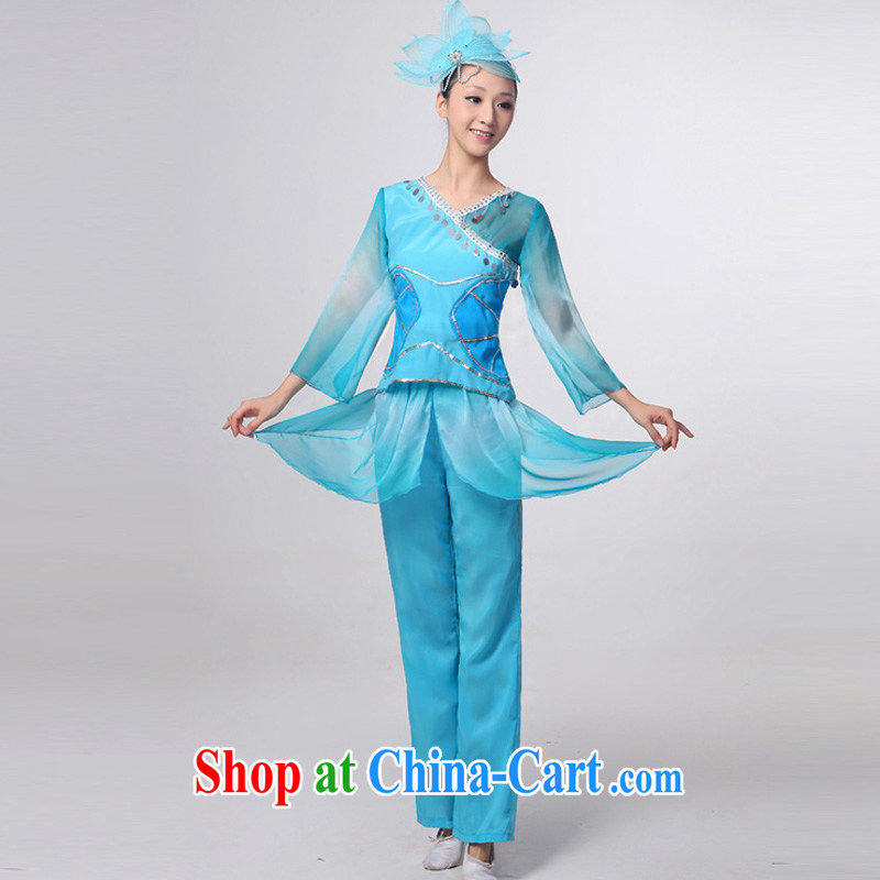 Dual 12 arts dream dress 2014 new classic dance clothing costume dance Apparel clothing Yangge Choral & Dance clothing HXYM - 0034 pink XXXXL, King coconut, shopping on the Internet