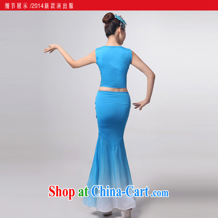 I should be grateful if you would arrange for her dream 2014 Dai dance costumes Yunnan Peacock Dance minorities, cultivating crowsfoot skirt HXYM 0032 blue M pictures, price, brand platters! Elections are good character, the national distribution, so why buy now enjoy more preferential! Health