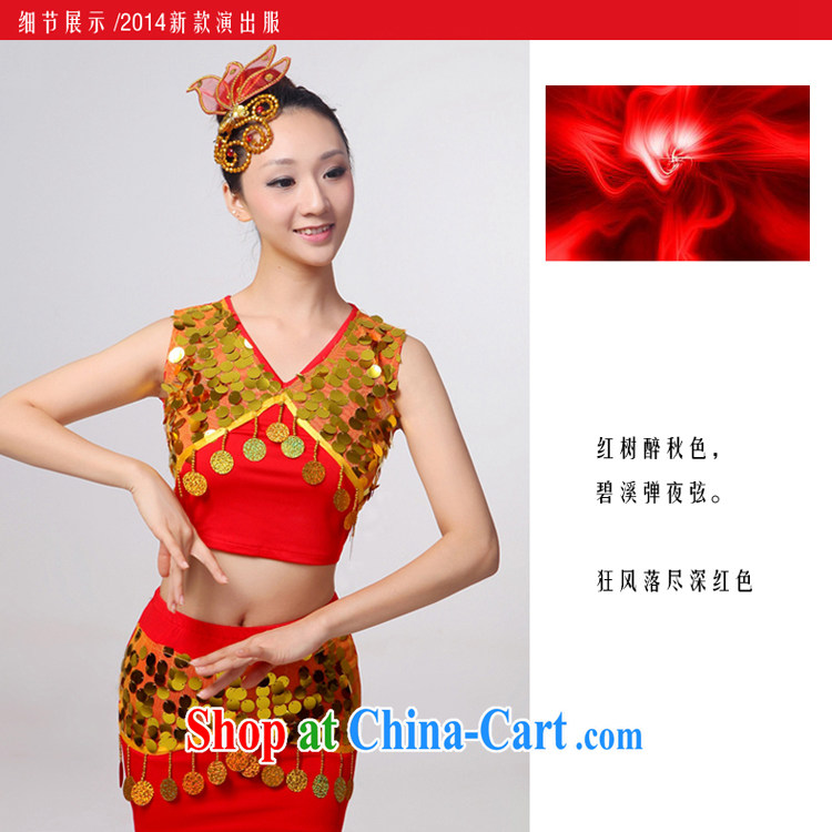 I should be grateful if you would arrange for her dream 2014 Dai dance costumes Yunnan Peacock Dance minorities, cultivating crowsfoot skirt HXYM 0032 blue XL pictures, price, brand platters! Elections are good character, the national distribution, so why buy now enjoy more preferential! Health