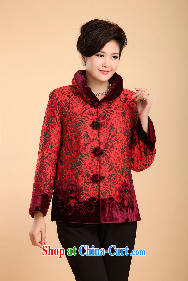 The more people in the older girls winter clothes cotton suit thick warm mom with winter clothing quilted coat jacket elderly female Tang jackets 2023, red 5 XL pictures, price, brand platters! Elections are good character, the national distribution, so why buy now enjoy more preferential! Health