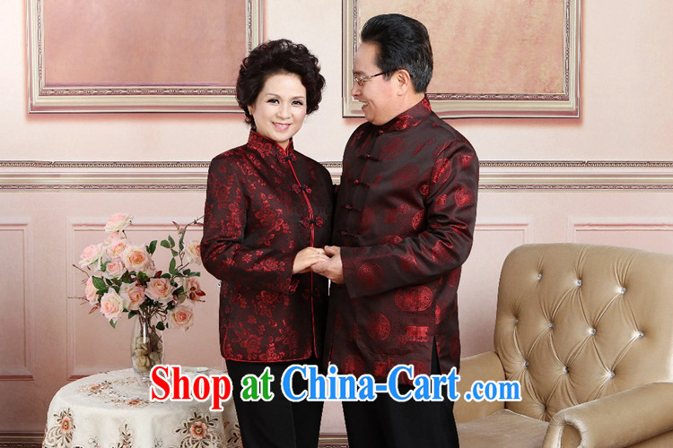 To Green, middle-aged and older fall and winter father with quilted coat jacket, for the hard-pressed embroidered mother load Tang jackets Mom and Dad couples Tang with quilted fabrics to life service picture color MOM 3 XL pictures, price, brand platters! Elections are good character, the national distribution, so why buy now enjoy more preferential! Health