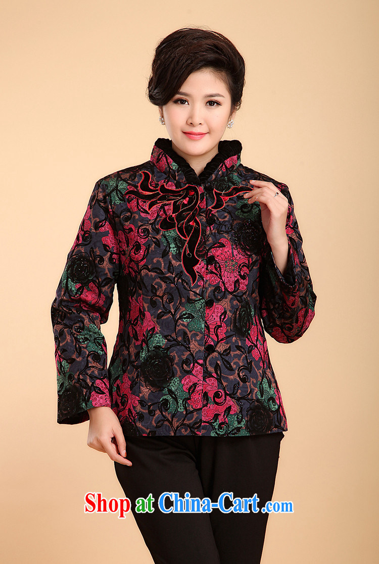 Of the more than 2014 older women with short fall and winter with quilted coat jacket happy mom with Tang replace old cotton clothing 2063 black 4 XL pictures, price, brand platters! Elections are good character, the national distribution, so why buy now enjoy more preferential! Health