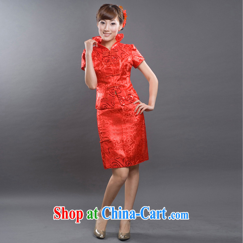 The bridal dresses bridal toast clothing qipao retro Chinese improved 618 M, the bride, shopping on the Internet