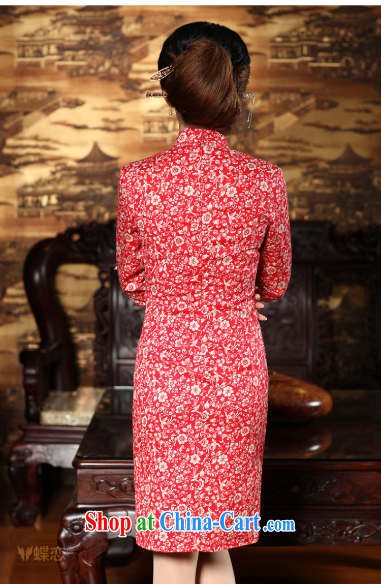 Butterfly Lovers spring 2015 the new, improved stylish cuff in cheongsam dress retro style Chinese qipao 49,146 red M pictures, price, brand platters! Elections are good character, the national distribution, so why buy now enjoy more preferential! Health