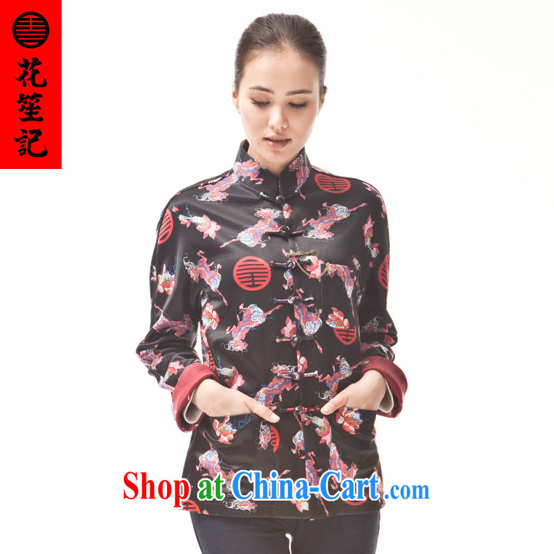 Take Your Excellency's visit wave of Ms. Unicorn beauty and stylish Chinese Chinese T-shirt ethnic wind fall and winter jacket red (M), take note his Excellency (HUSENJI), shopping on the Internet