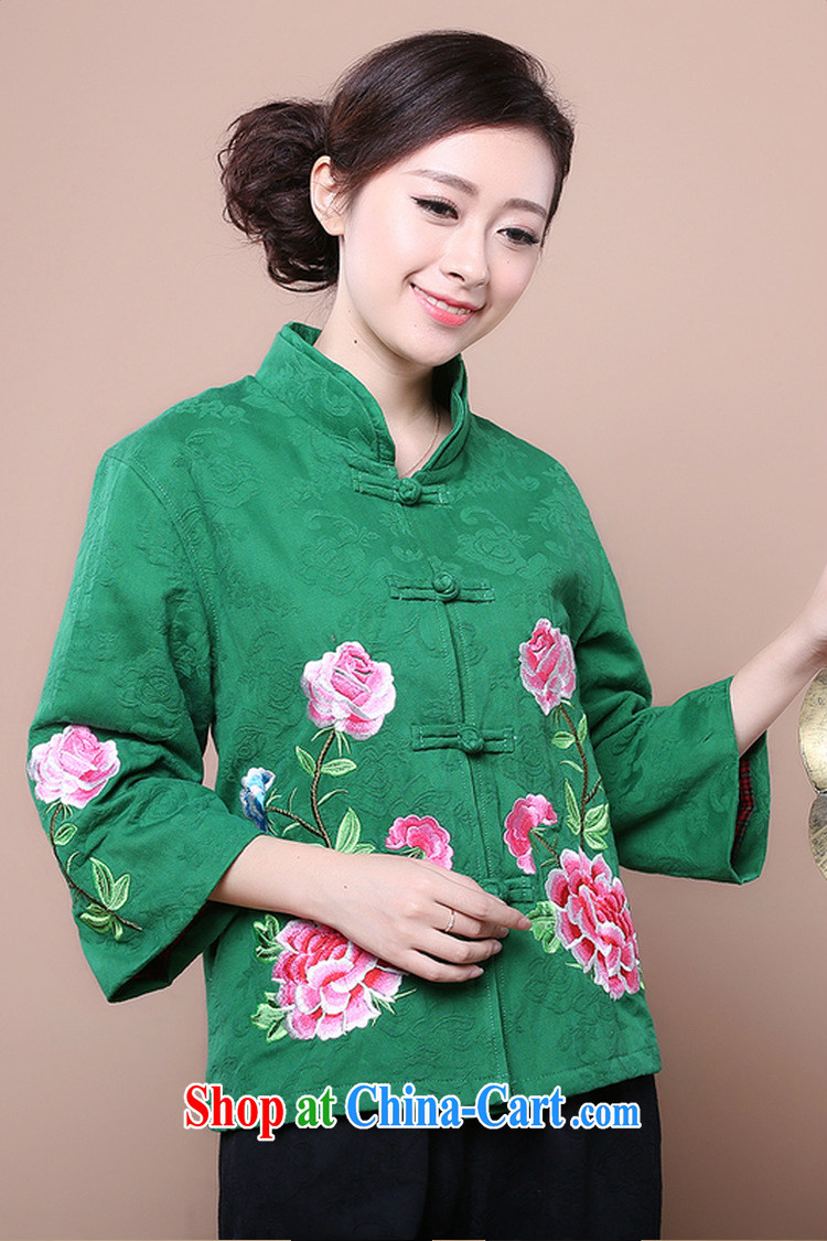 2014 fall and winter girls decorated in stylish cotton jacquard Tang jackets kit to sell FG green package XXXXL pictures, price, brand platters! Elections are good character, the national distribution, so why buy now enjoy more preferential! Health