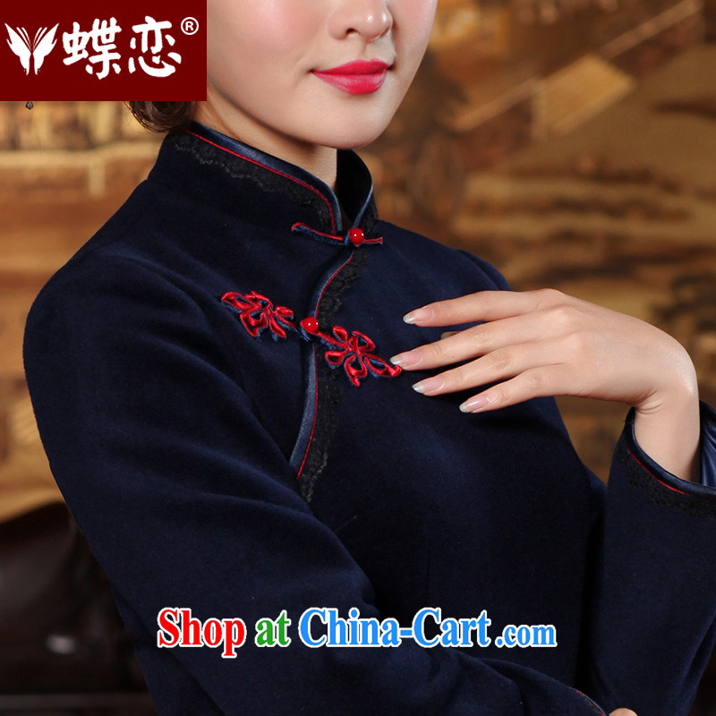 Butterfly Lovers 2015 spring new stylish improved wool dresses? dresses retro long, long-sleeved robes 49,156 Tibetan youth L, Butterfly Lovers, shopping on the Internet