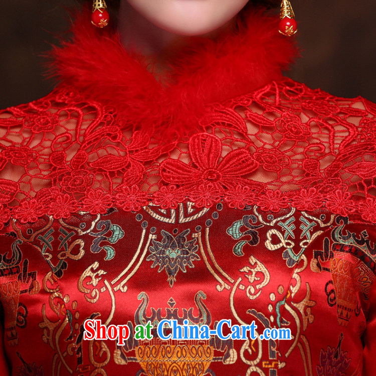 Still, 12,014 new marriages improved cheongsam stylish winter long-sleeved warm toast serving Chinese folder cotton dress YY 2310 red XXL pictures, price, brand platters! Elections are good character, the national distribution, so why buy now enjoy more preferential! Health