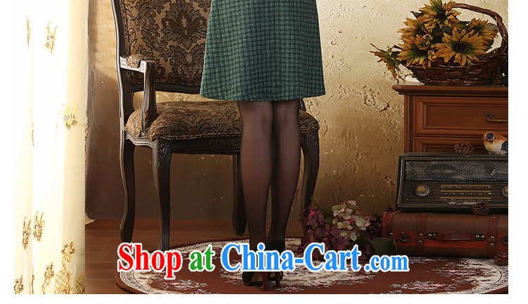 proverbial hero once and for all and there is a National wind wool tartan, for this gross beauty skirt dresses fall and winter new stylish green 2 XL pictures, price, brand platters! Elections are good character, the national distribution, so why buy now enjoy more preferential! Health