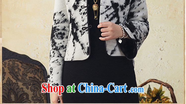 once and for all, and proverbial hero snow Chinese long-sleeved Chinese T-shirt ladies' 2015 winter woolen short jacket, T-shirt dresses tea white XL pictures, price, brand platters! Elections are good character, the national distribution, so why buy now enjoy more preferential! Health