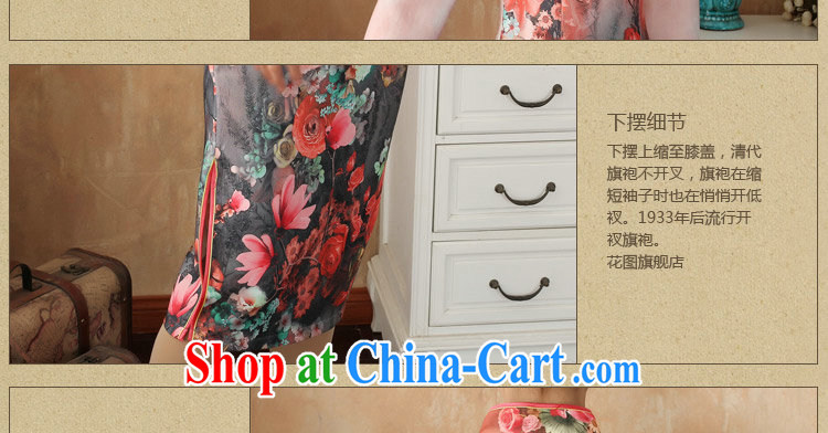 Take the dresses autumn Women's clothes Chinese qipao jacquard cotton and Chinese, in stamp duty cuff cheongsam dress dress - 1 2 XL pictures, price, brand platters! Elections are good character, the national distribution, so why buy now enjoy more preferential! Health