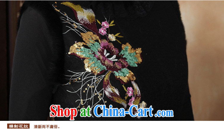 The Yee-sa 2014 new embroidery and stylish improved cheongsam warm hair so short cheongsam dress autumn and winter clothes 3226 Y D 3 XL pictures, price, brand platters! Elections are good character, the national distribution, so why buy now enjoy more preferential! Health
