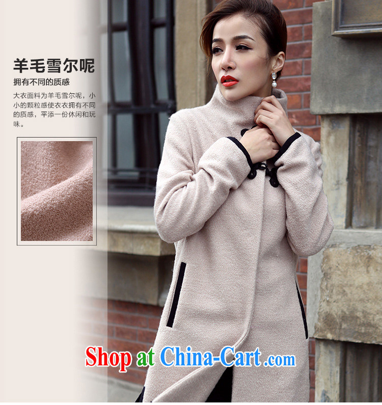 once and for all which fatally jealous smoke high-end wool snow, it is Yi Girls jacket 2015 autumn and winter with long-sleeved jacket coat and color 2 XL pictures, price, brand platters! Elections are good character, the national distribution, so why buy now enjoy more preferential! Health