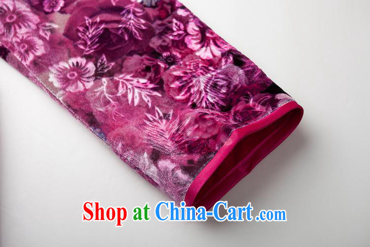 Fall, 2014 Chinese qipao agent in old age is 40 - 60 year-old mother with her mother, the cheongsam chubby picture color XXXL pictures, price, brand platters! Elections are good character, the national distribution, so why buy now enjoy more preferential! Health