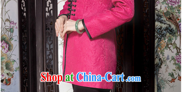 Yin Yue seal 2014 autumn and winter to take the charge-back antique Chinese style t-shirt Ethnic Wind middle-aged female mother coat of red L pictures, price, brand platters! Elections are good character, the national distribution, so why buy now enjoy more preferential! Health