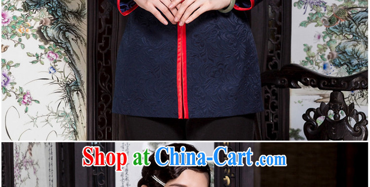 Yin Yue seal 2014 autumn and winter to take the charge-back antique Chinese style t-shirt Ethnic Wind middle-aged female mother coat of red L pictures, price, brand platters! Elections are good character, the national distribution, so why buy now enjoy more preferential! Health