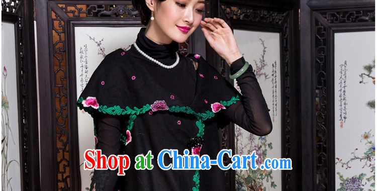 Royal Seal Yin Yue 2015 National wind embroidery hair? shawl jacket loose the code t-shirt dresses shawls accessories are black, pictures, price, brand platters! Elections are good character, the national distribution, so why buy now enjoy more preferential! Health