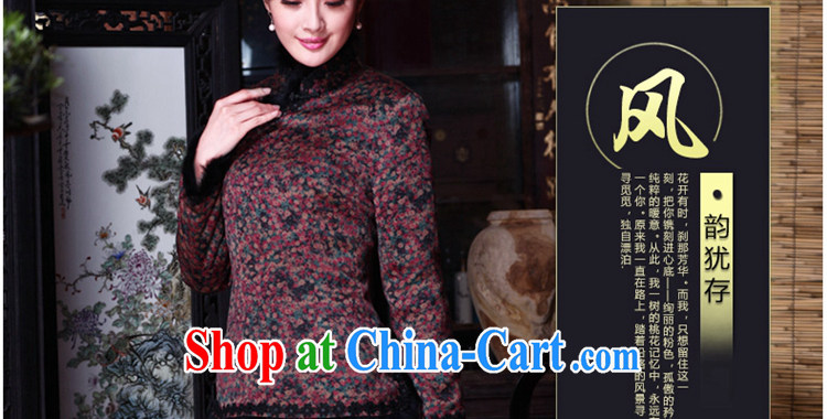 Yin Yue seal winter 2015 New National wind Tang with long-sleeved warm silk floral quilted robes T-shirt-tie picture color XXL pictures, price, brand platters! Elections are good character, the national distribution, so why buy now enjoy more preferential! Health