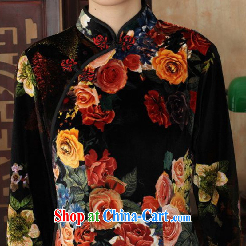 In accordance with the conditions and in winter and spring, the girls dresses and stylish classic stretch the wool poster 7 sub-cuff Cultivating Female cheongsam dress such as figure 2 XL, in accordance with the situation, and, shopping on the Internet