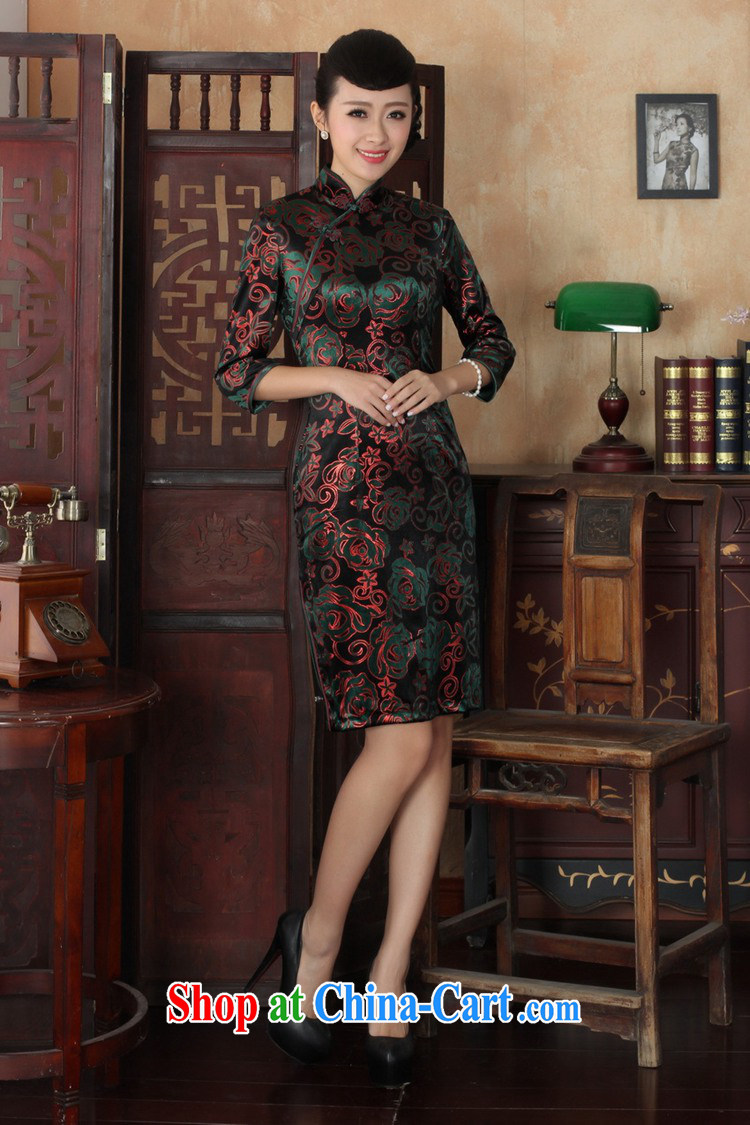 In accordance with the situation in autumn new female dresses Ethnic Wind the wool beauty 7 cuff cheongsam dress as figure 3 XL pictures, price, brand platters! Elections are good character, the national distribution, so why buy now enjoy more preferential! Health