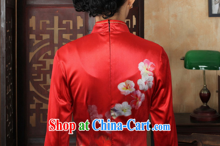 In accordance with the conditions and in Spring and Autumn and new female dresses Ethnic Wind-scouring pads poster Sau San 7 cuff cheongsam dress in figure 3 XL pictures, price, brand platters! Elections are good character, the national distribution, so why buy now enjoy more preferential! Health