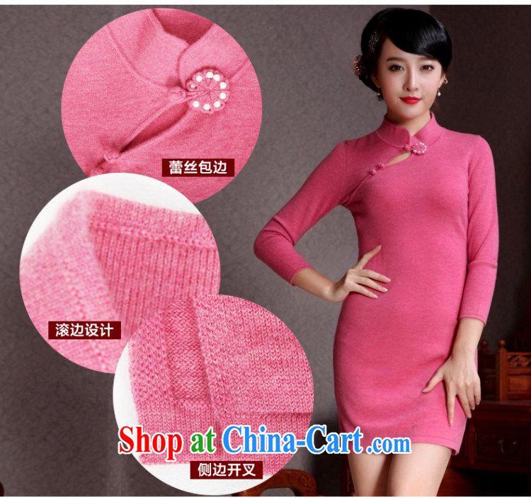 Butterfly Lovers 2015 spring new improved stylish aura pure wool dresses dresses 49,093 figure XL pictures, price, brand platters! Elections are good character, the national distribution, so why buy now enjoy more preferential! Health