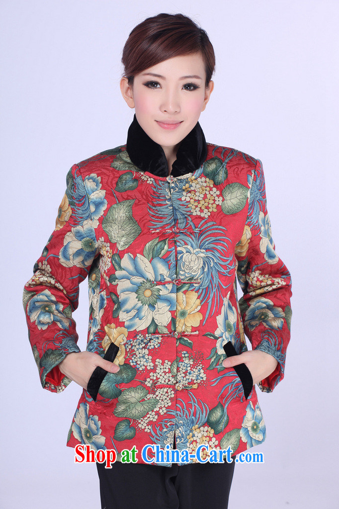 Bin Laden smoke-free fall and winter new Chinese cheongsam dress Chinese Tang load, for improving the deduction parka brigades