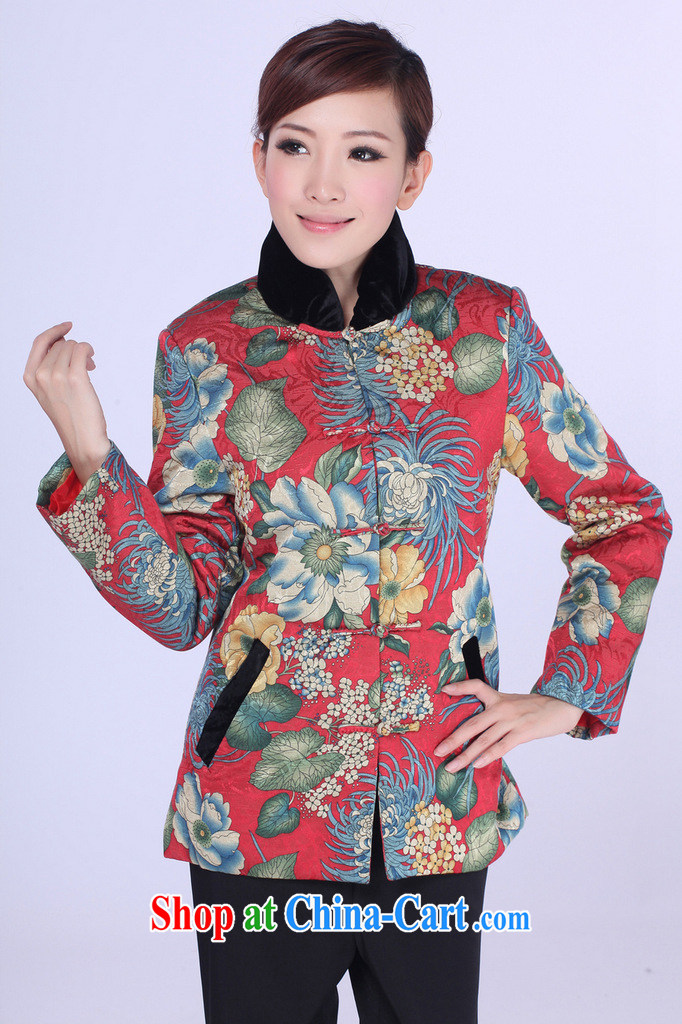 Bin Laden smoke-free fall and winter new Chinese cheongsam dress Chinese Tang load, for improving the deduction parka brigades
