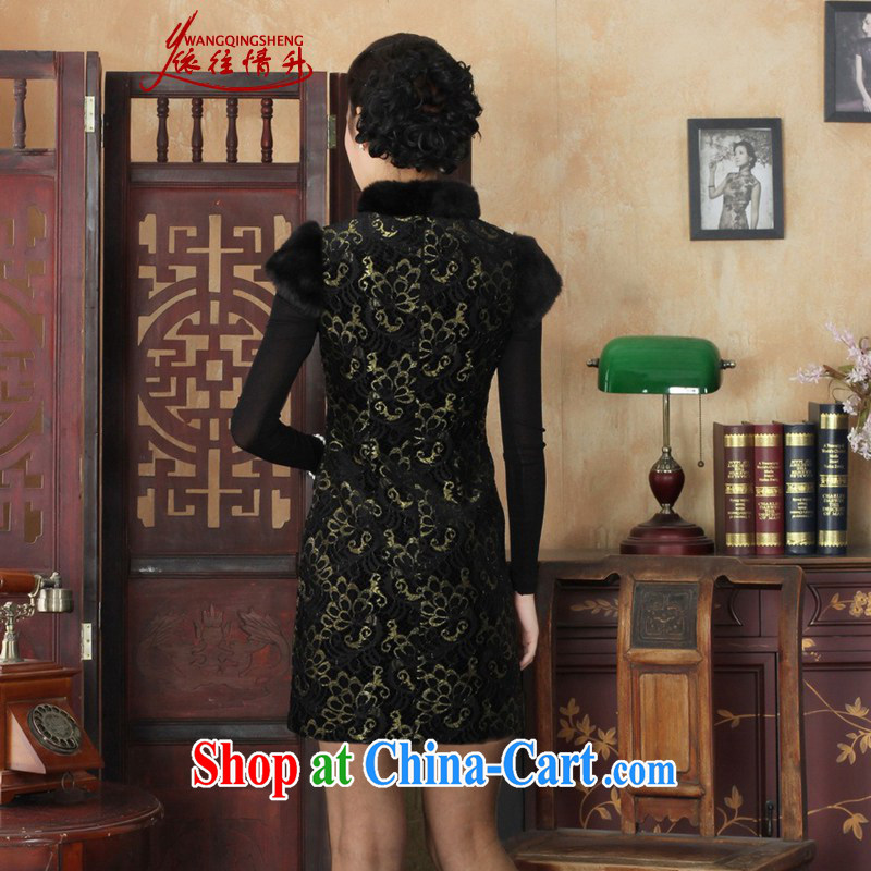 In accordance with the conditions and rise in winter, Chinese qipao retro improved lace beauty sleeveless cheongsam dress such as figure 2 XL, in accordance with the situation, and, on-line shopping